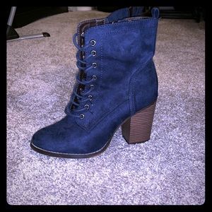 Navy Blue Candies Booties